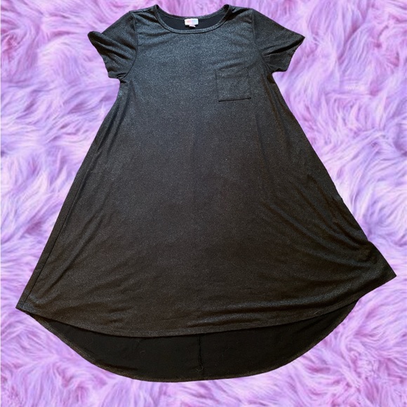 Black sparkly lularoe dress - Picture 1 of 2